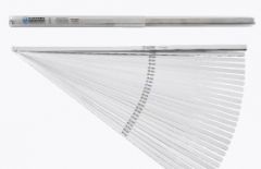Metric Feeler Gauge Set – Style MFG - 25 Blades - 12.7mm (1/2") W - 610mm (24") L