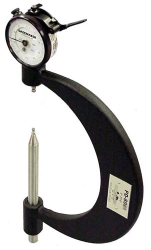 Gagemaker - External pitch diameter gage for straight threads with high resolution indicator - 0 - 2 3/8