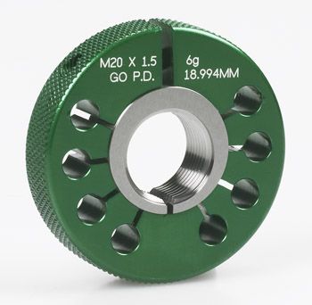 M8 x 1.25 6g Southern Style Steel Go Thread Ring Gage