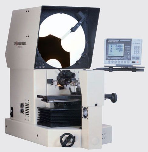 CNC Optical Comparator 3700 Series - S-T Industries with Quadra-Chek 5215 DRO