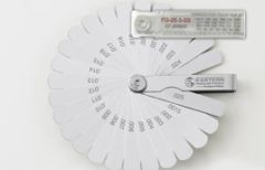 Inch Feeler Gauge Set - Style FG - 25 Blades - 1/2"W - 3"L - Stainless Steel