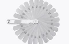 Inch Feeler Gauge Set - Style FG - 26 Blades - 1/2"W - 3"L
