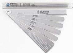 Inch Feeler Gauge Set - Style FG - 26 Blades - 6"L