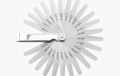 Metric Feeler Gauge Set – Style MFG - 25 Blades -  12.7mm (1/2") W  6.35mm (1/4") Tapered-76mm (3") L