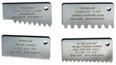 Profile Gage- 8V API Line Pipe, ¾" TPF, 8 TPI, 8 V Thread for External Threads