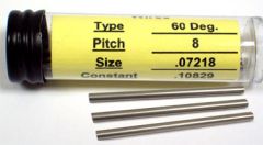 60° Inch Thread Measuring Wires - 9 Thread Per Inch