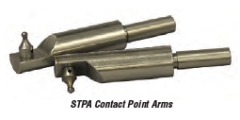 Gagemaker - .375" Diameter Straight Shank Contact Point Arms, 3" reach (Set of 2)
