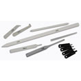 Ground cut feeler gauge